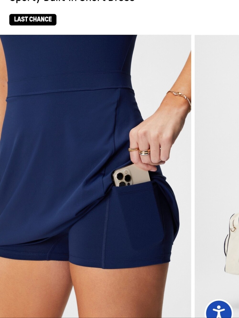 Fabletics Sporty Built-In Short Dress Size XL - Picture 4 of 9